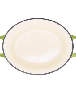 Zelancio 6 Quart Oval Enameled Cast Iron Dutch Oven With Lid HOME GOODS