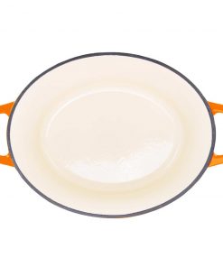 Zelancio 6 Quart Oval Enameled Cast Iron Dutch Oven With Lid HOME GOODS