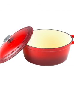 Zelancio 6 Quart Oval Enameled Cast Iron Dutch Oven With Lid HOME GOODS