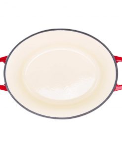 Zelancio 6 Quart Oval Enameled Cast Iron Dutch Oven With Lid HOME GOODS