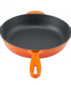 Zelancio 10 Inch Enameled Cast Iron Skillet