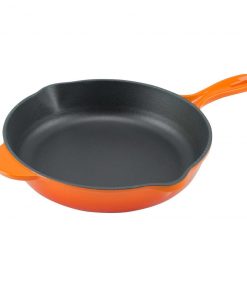 Zelancio 10 Inch Enameled Cast Iron Skillet