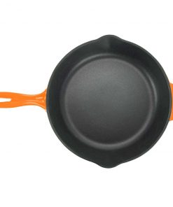Zelancio 10 Inch Enameled Cast Iron Skillet