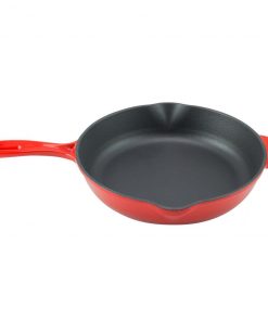 Zelancio 10 Inch Enameled Cast Iron Skillet