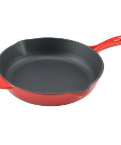 Zelancio 10 Inch Enameled Cast Iron Skillet