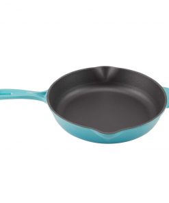 Zelancio 10 Inch Enameled Cast Iron Skillet