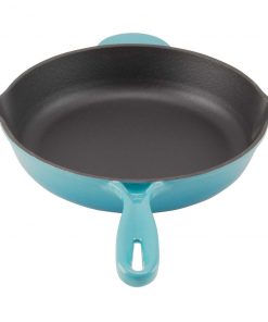 Zelancio 10 Inch Enameled Cast Iron Skillet