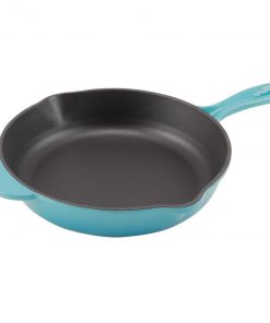 Zelancio 10 Inch Enameled Cast Iron Skillet