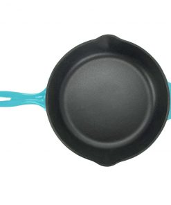 Zelancio 10 Inch Enameled Cast Iron Skillet