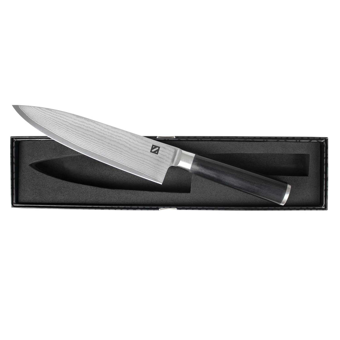 Zelancio HOME GOODS 8-Inch Japanese Steel Professional Chef Knife With High Carbon Core And 67 Layer VG-10 Damascus Steel, Razor Sharp, Stainless Steel 1 Zelancio HOME GOODS 8-Inch Japanese Steel Professional Chef Knife With High Carbon Core And 67 Layer VG-10 Damascus Steel, Razor Sharp, Stainless Steel
