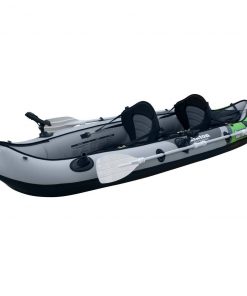 Elkton Outdoors Cormorant Inflatable 2 Person Fishing Kayak Set With 6 Rod Holders, Paddles, Double Action Pump 13 Elkton Outdoors Cormorant Inflatable 2 Person Fishing Kayak Set With 6 Rod Holders, Paddles, Double Action Pump