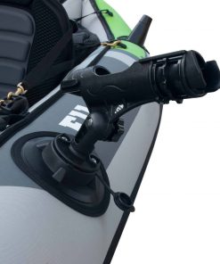 Elkton Outdoors Cormorant Inflatable 2 Person Fishing Kayak Set With 6 Rod Holders, Paddles, Double Action Pump 18 Elkton Outdoors Cormorant Inflatable 2 Person Fishing Kayak Set With 6 Rod Holders, Paddles, Double Action Pump