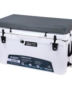 Premium Cooler Seat Cushion With Mounting Hardware - Fits 45Q Driftsun Ice Chests