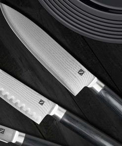 Zelancio HOME GOODS 7 Piece Japanese VG-10 Damascus Steel Chef Knife Set 11 Zelancio HOME GOODS 7 Piece Japanese VG-10 Damascus Steel Chef Knife Set