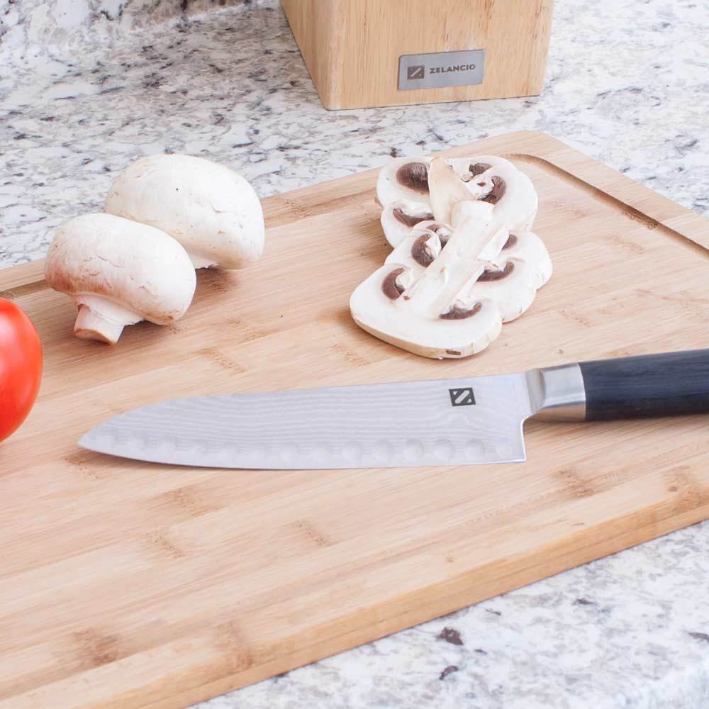 Zelancio HOME GOODS 7 Piece Japanese VG-10 Damascus Steel Chef Knife Set 9 Zelancio HOME GOODS 7 Piece Japanese VG-10 Damascus Steel Chef Knife Set