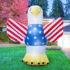 Holidayana HOME GOODS Inflatable 4th Of July Bald Eagle Decoration With Built-In Fan And LED Lights