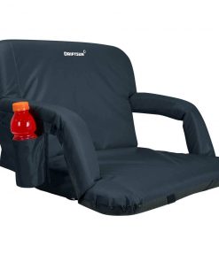 Games & Recreation Driftsun Folding Stadium Seat, Reclining Bleacher Chair