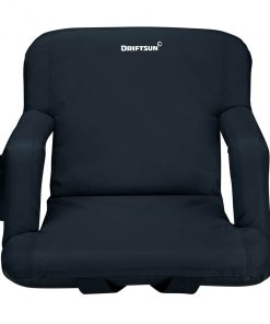 Driftsun Two-Pack Folding Stadium Seats, Reclining Bleacher Chairs HOME GOODS