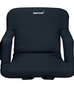 Games & Recreation Driftsun Folding Stadium Seat, Reclining Bleacher Chair