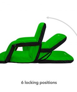 Games & Recreation Driftsun Folding Stadium Seat, Reclining Bleacher Chair