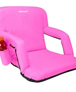 Games & Recreation Driftsun Folding Stadium Seat, Reclining Bleacher Chair