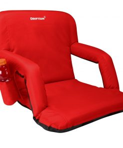 Games & Recreation Driftsun Folding Stadium Seat, Reclining Bleacher Chair