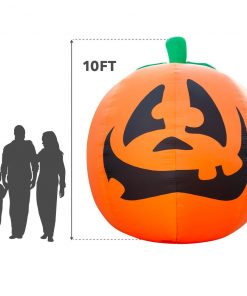 Holidayana Inflatable Halloween Pumpkin Decoration With Built-In Fan And LED Lights HOME GOODS