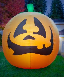 Holidayana Inflatable Halloween Pumpkin Decoration With Built-In Fan And LED Lights HOME GOODS