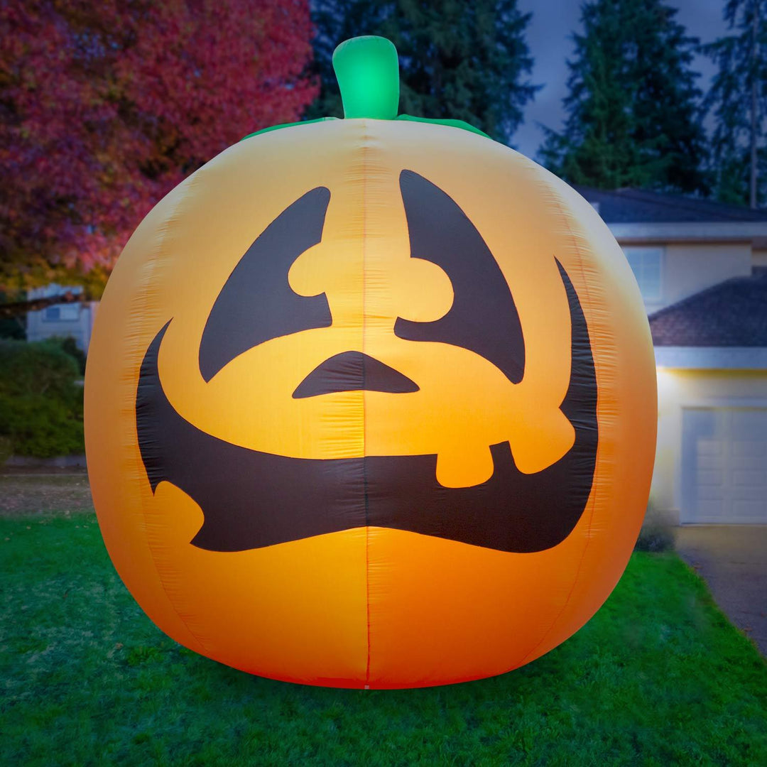Holidayana Inflatable Halloween Pumpkin Decoration With Built-In Fan And LED Lights HOME GOODS 1 Holidayana Inflatable Halloween Pumpkin Decoration With Built-In Fan And LED Lights HOME GOODS