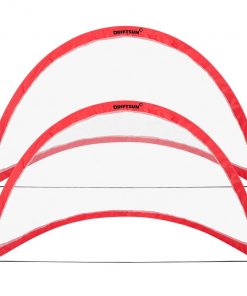 Driftsun Portable Pop Up Soccer Goal Set For Backyard And Practice Play, 2 Nets And 1 Carry Bag