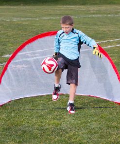Driftsun Portable Pop Up Soccer Goal Set For Backyard And Practice Play, 2 Nets And 1 Carry Bag