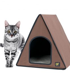 Frontpet A-Frame Heated Cat House For Outdoor & Indoor Cats PET SUPPLIES