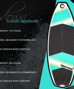 Driftsun Throwdown Wakesurf Board - Multiple Sizes SPORTING GOODS 11 Driftsun Throwdown Wakesurf Board - Multiple Sizes SPORTING GOODS