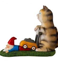 Holidayana Mow Your Gnome Yard Figure HOME GOODS