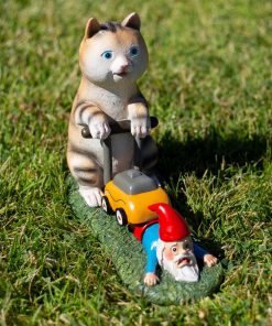 Holidayana Mow Your Gnome Yard Figure HOME GOODS