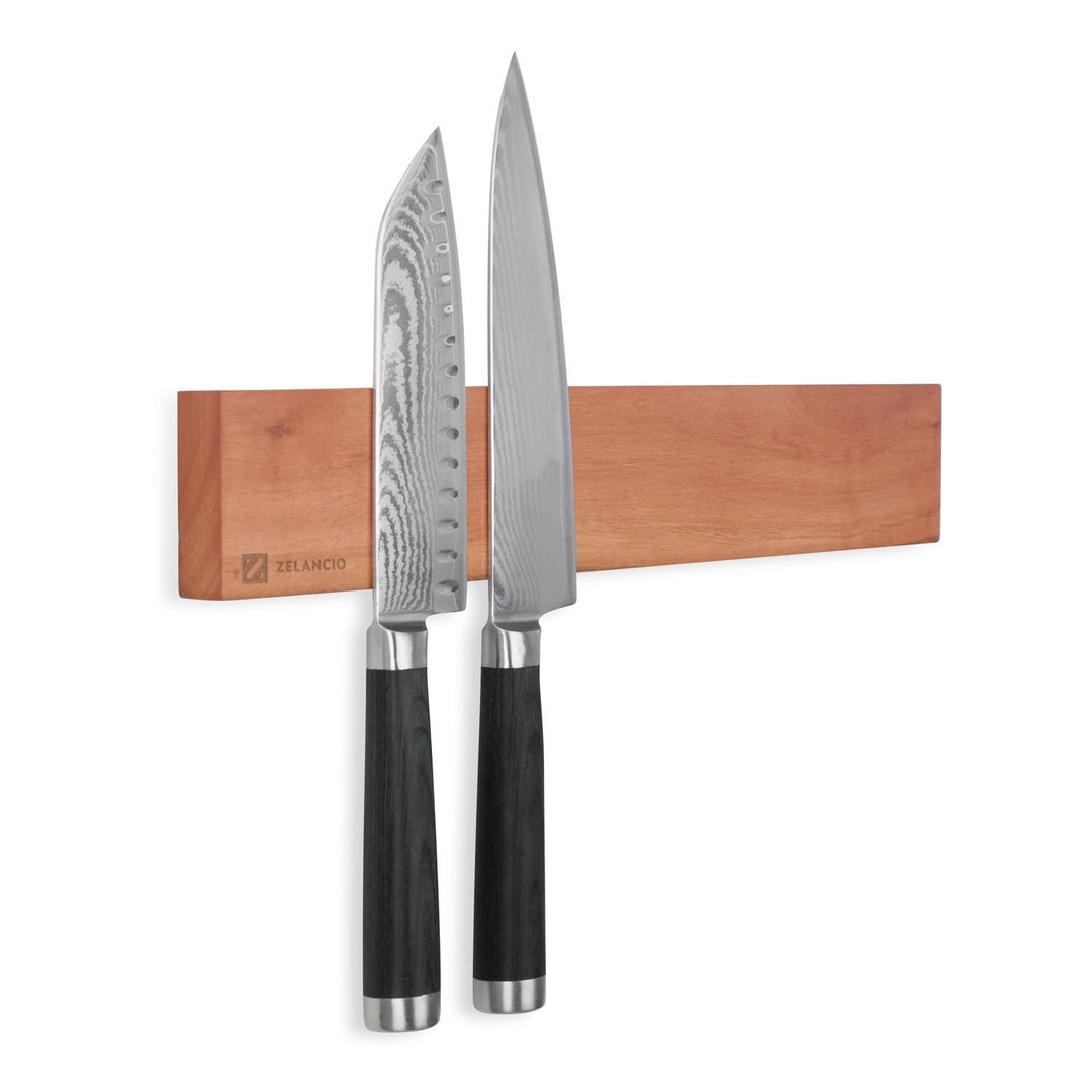 Zelancio HOME GOODS 16-Inch Magnetic Knife Holder, Wall Mounted Wooden Knife Strip With Rare Earth Magnets 5 Zelancio HOME GOODS 16-Inch Magnetic Knife Holder, Wall Mounted Wooden Knife Strip With Rare Earth Magnets