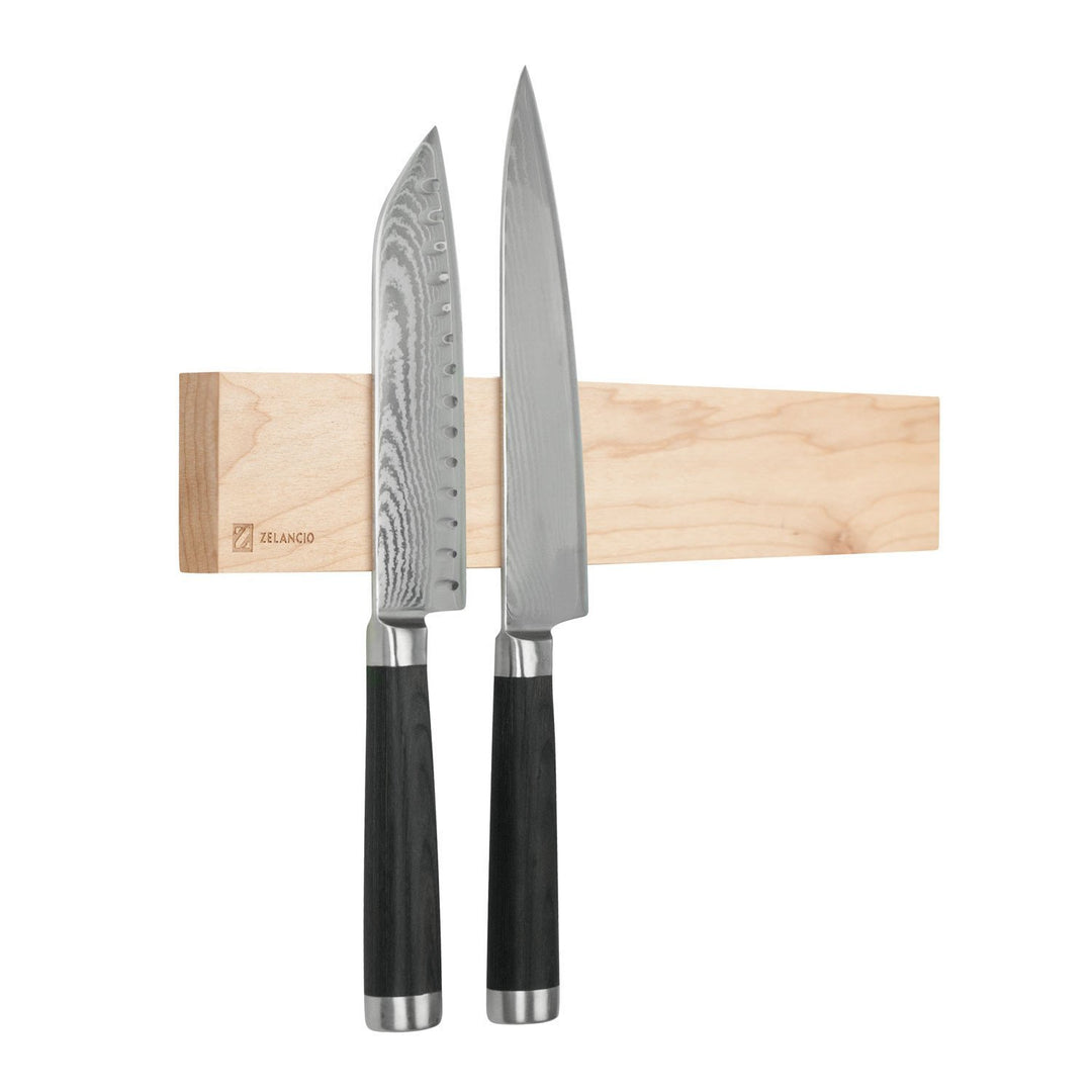 Zelancio HOME GOODS 16-Inch Magnetic Knife Holder, Wall Mounted Wooden Knife Strip With Rare Earth Magnets 6 Zelancio HOME GOODS 16-Inch Magnetic Knife Holder, Wall Mounted Wooden Knife Strip With Rare Earth Magnets