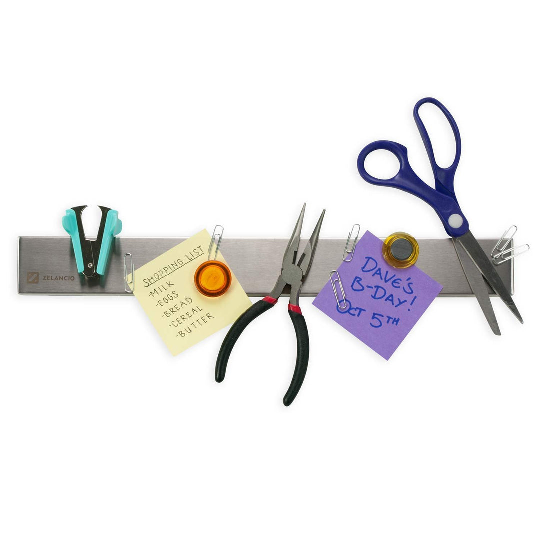 Zelancio HOME GOODS 16-Inch Magnetic Knife Holder, Wall Mounted Wooden Knife Strip With Rare Earth Magnets 11 Zelancio HOME GOODS 16-Inch Magnetic Knife Holder, Wall Mounted Wooden Knife Strip With Rare Earth Magnets