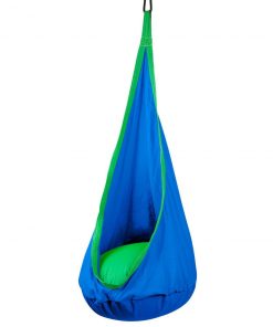 Driftsun Kids Indoor And Outdoor Hammock Pod Package, Green Trim