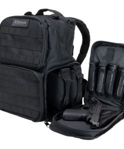 Elkton Outdoors SPORTING GOODS Range Backpack With Three Removable Pistol Pouches