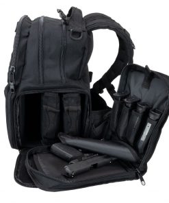 Elkton Outdoors SPORTING GOODS Range Backpack With Three Removable Pistol Pouches