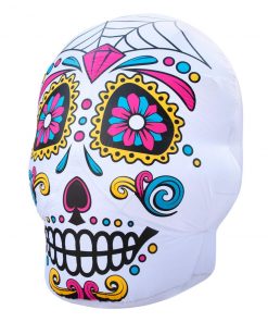 Holidayana Inflatable Halloween Skull Decoration With Built-In Fan And LED Lights HOME GOODS 19 Holidayana Inflatable Halloween Skull Decoration With Built-In Fan And LED Lights HOME GOODS