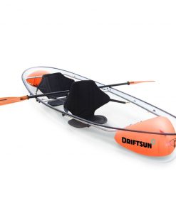 Driftsun SPORTING GOODS 2 Person Crystal Clear Hull Transparent Kayak