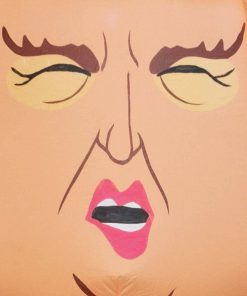 Holidayana Inflatable Baby Donald Trump, POTUS, President, Tweeter In Chief With Flapping Toupee With Built In Fan And LED Lights HOME GOODS